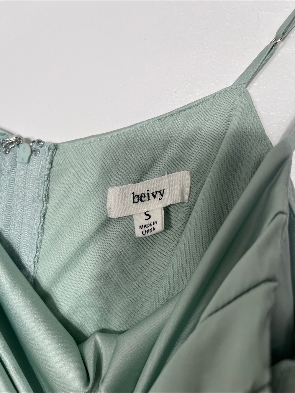 Beivy Cowl Neck Ruched Slip Dress - Picture 5 of 9